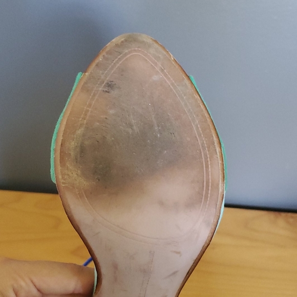 Zara Collection Suede Color lock Peep Toes - Picture 8 of 8